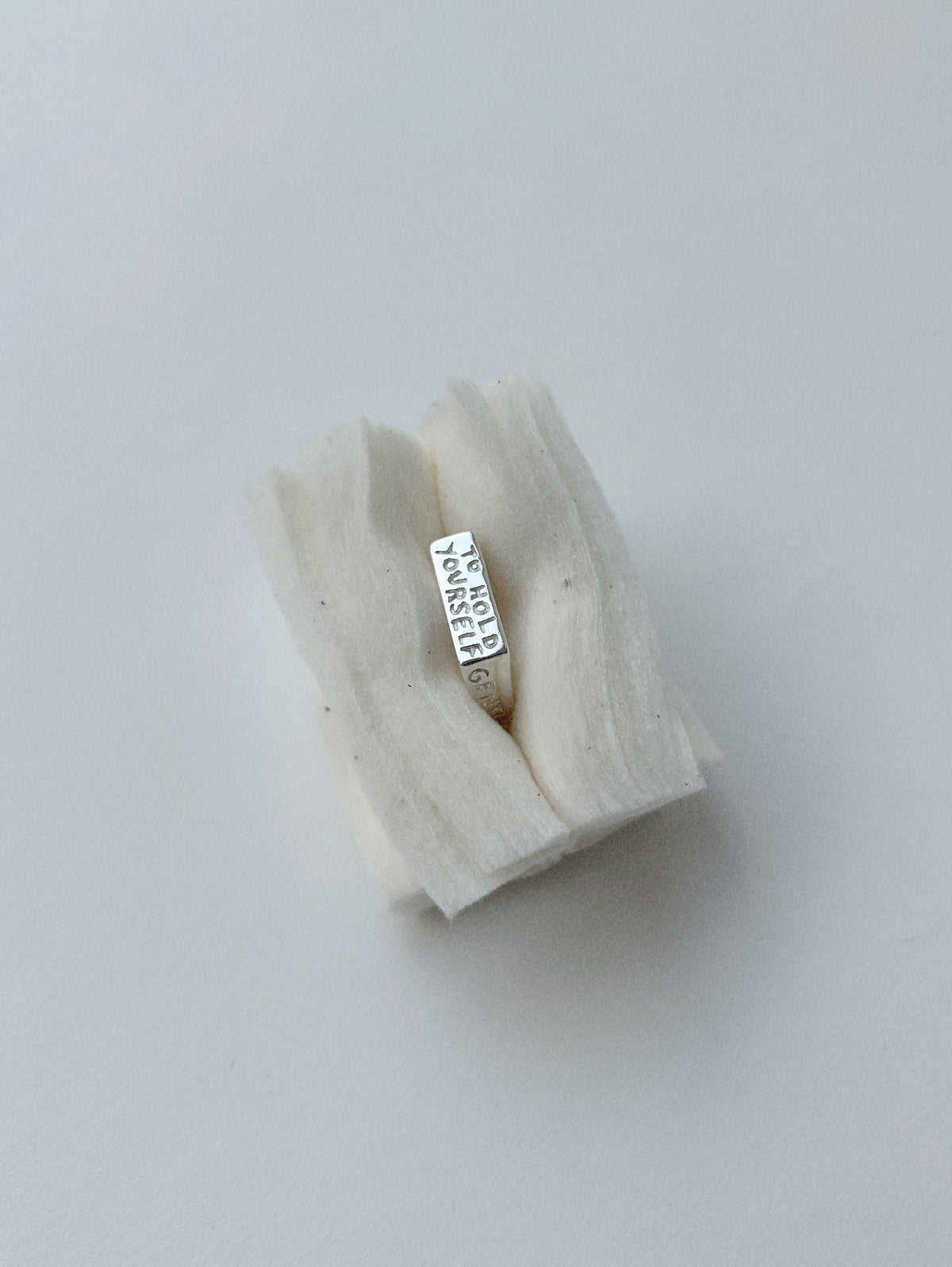 TO HOLD YOURSELF GENTLY – RING