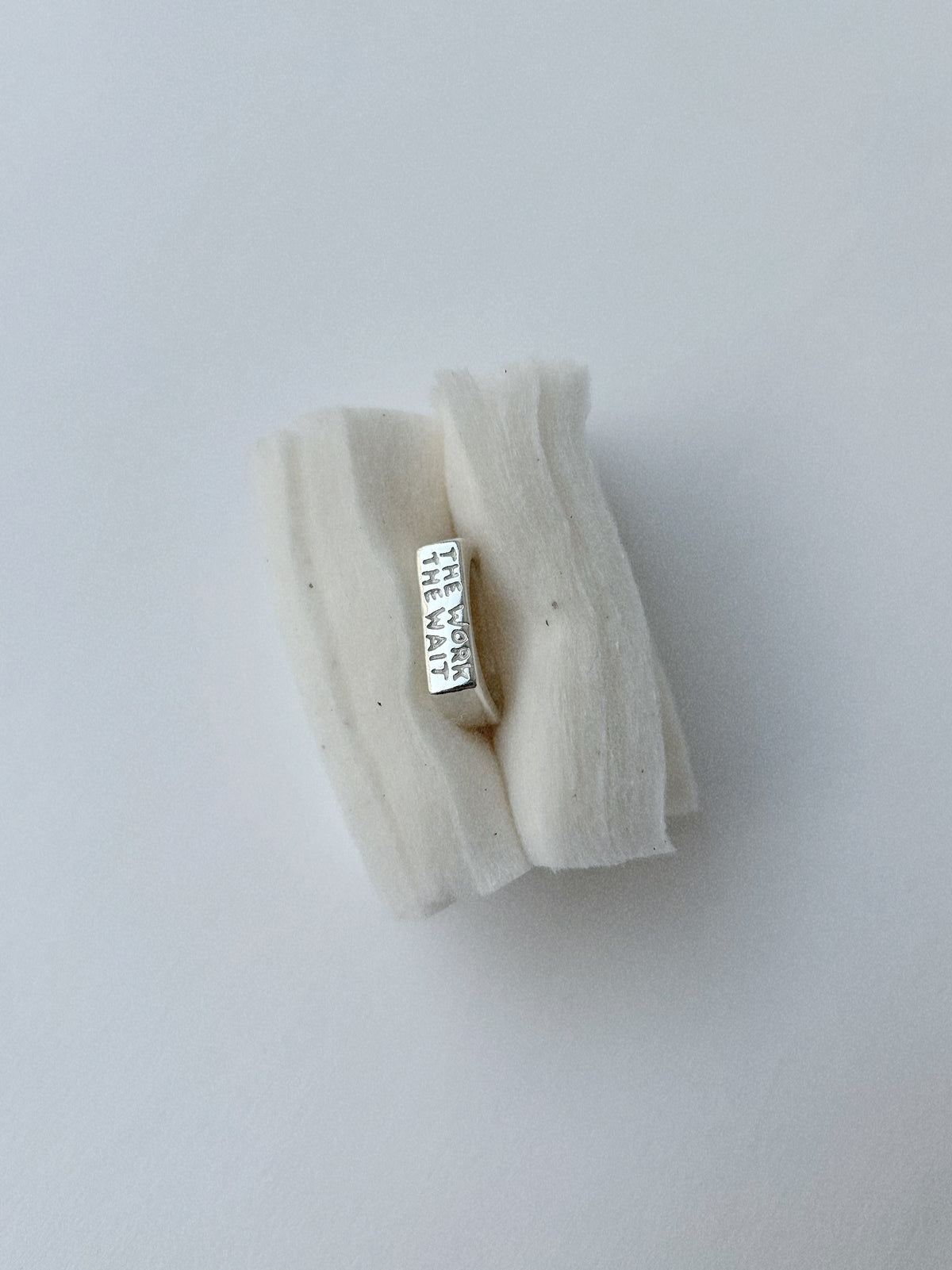 TRUST THE WORK TRUST THE WAIT – RING