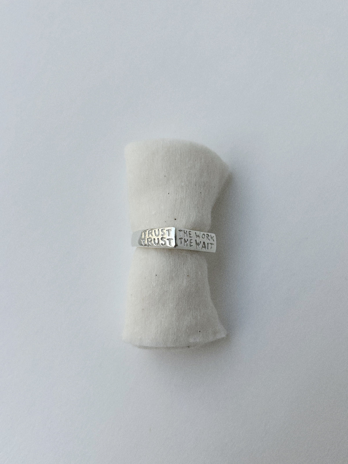 TRUST THE WORK TRUST THE WAIT – RING