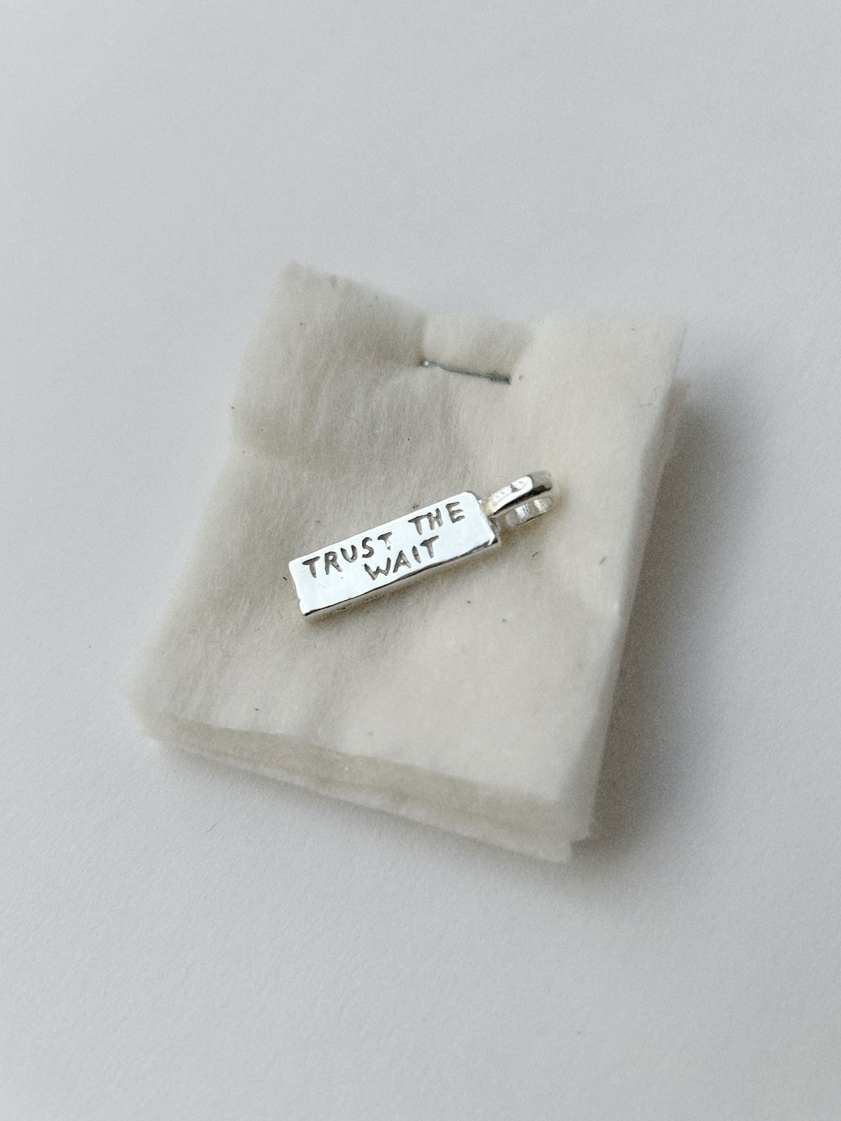 TRUST THE WORK TRUST THE WAIT – PENDANT