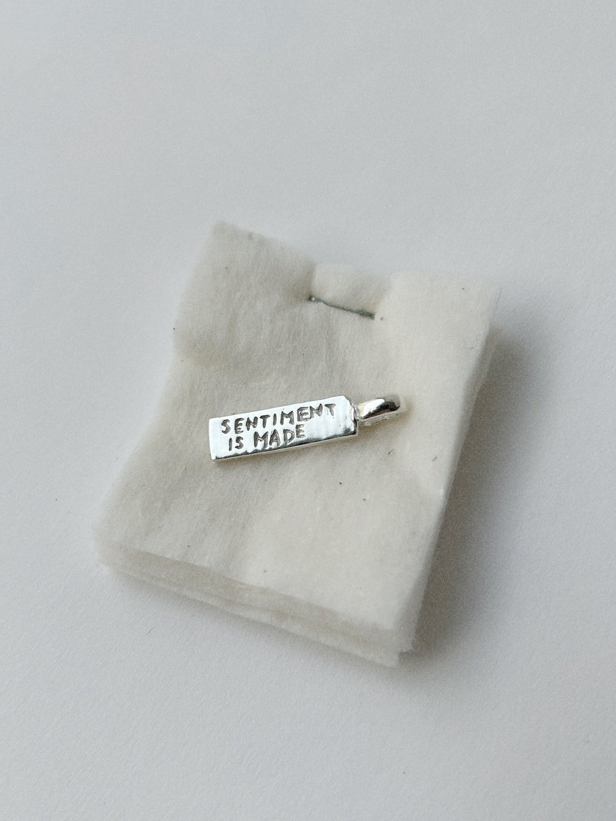 SENTIMENT IS MADE OF TIME – PENDANT