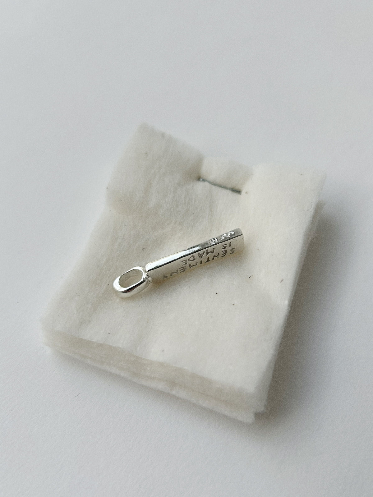 SENTIMENT IS MADE OF TIME – PENDANT