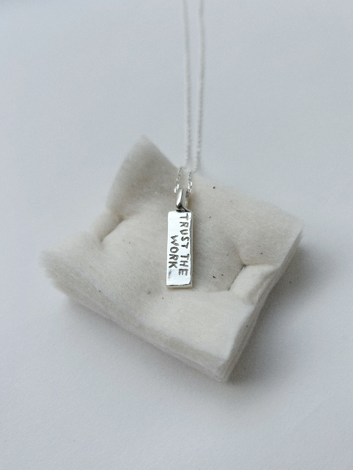 TRUST THE WORK TRUST THE WAIT – PENDANT