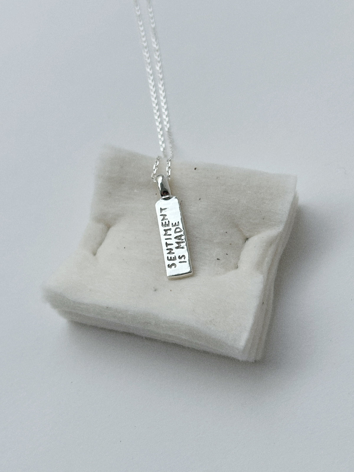 SENTIMENT IS MADE OF TIME – PENDANT