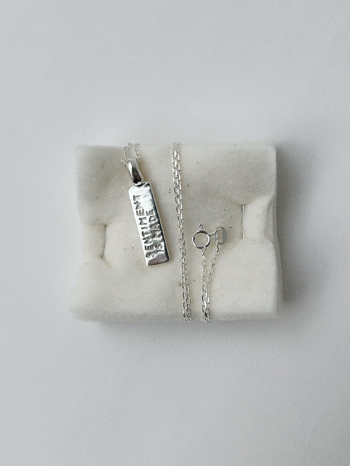 SENTIMENT IS MADE OF TIME – PENDANT
