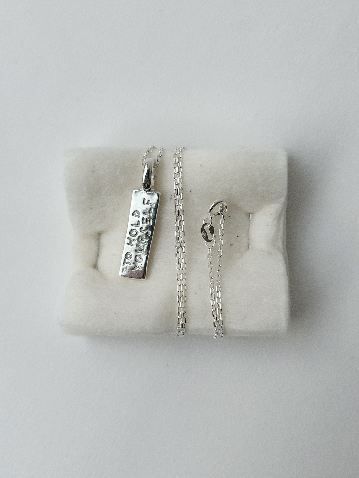 TO HOLD YOURSELF GENTLY – PENDANT