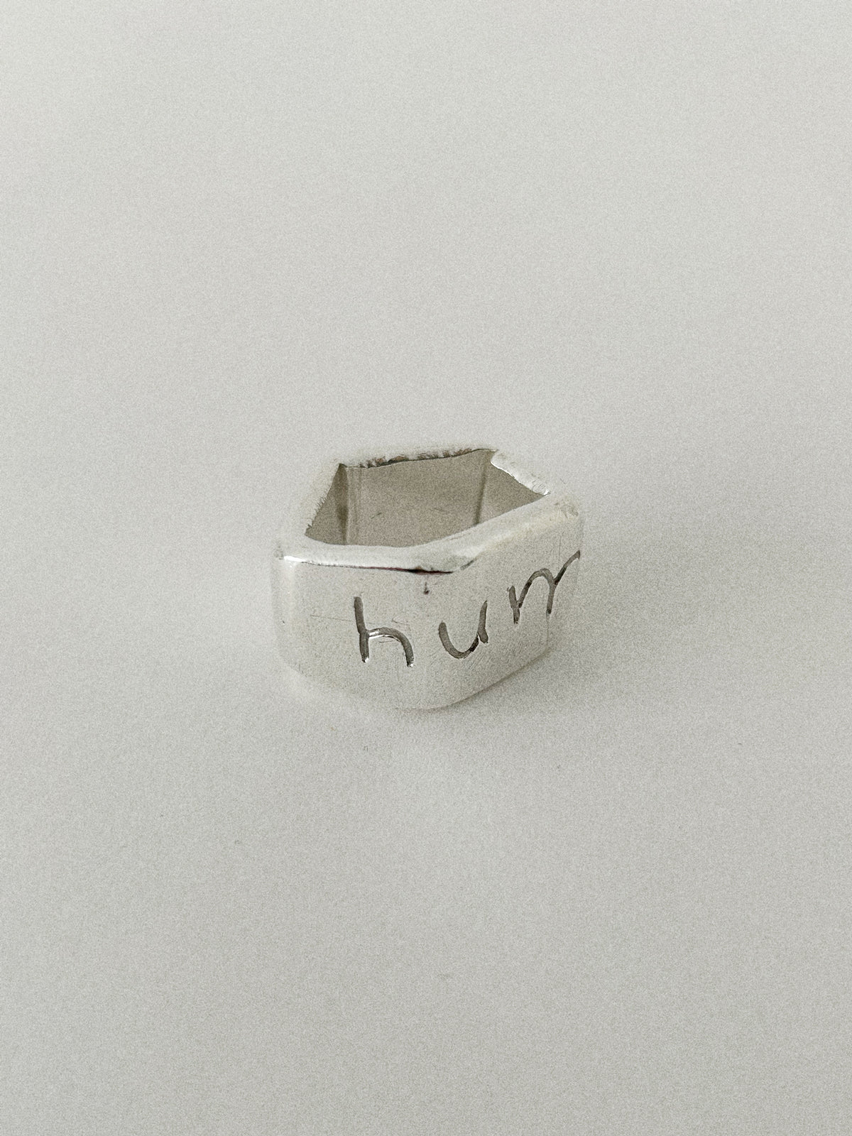 'HUMANIST' BOLD RING (WRITTEN)