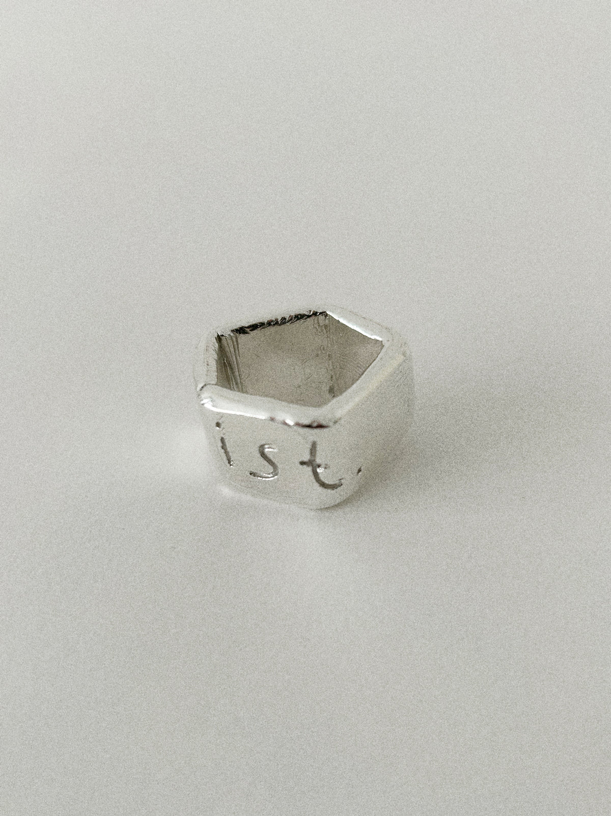 'HUMANIST' BOLD RING (WRITTEN)