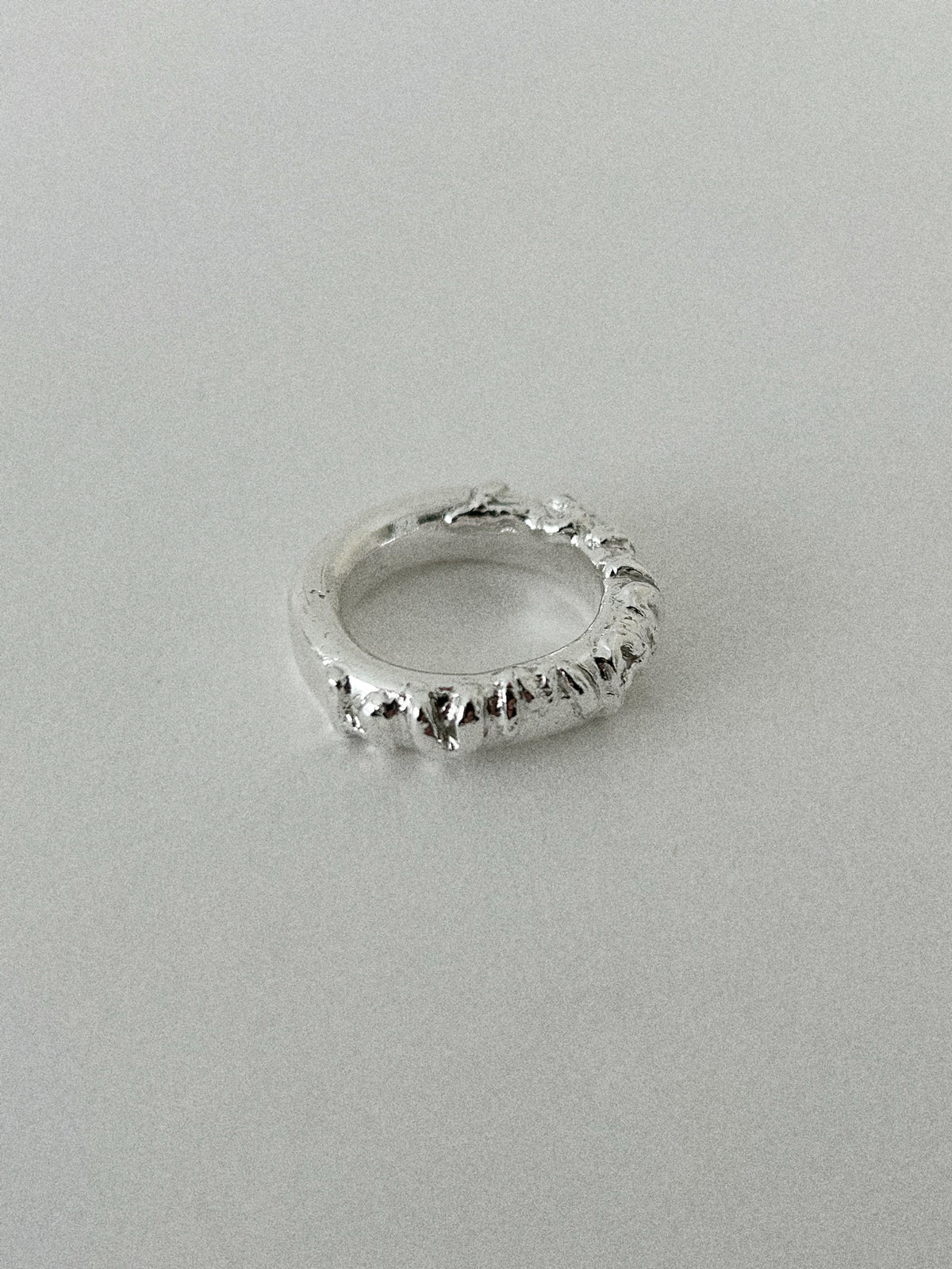 'HUMANIST' ORGANIC RING (MOLTEN)