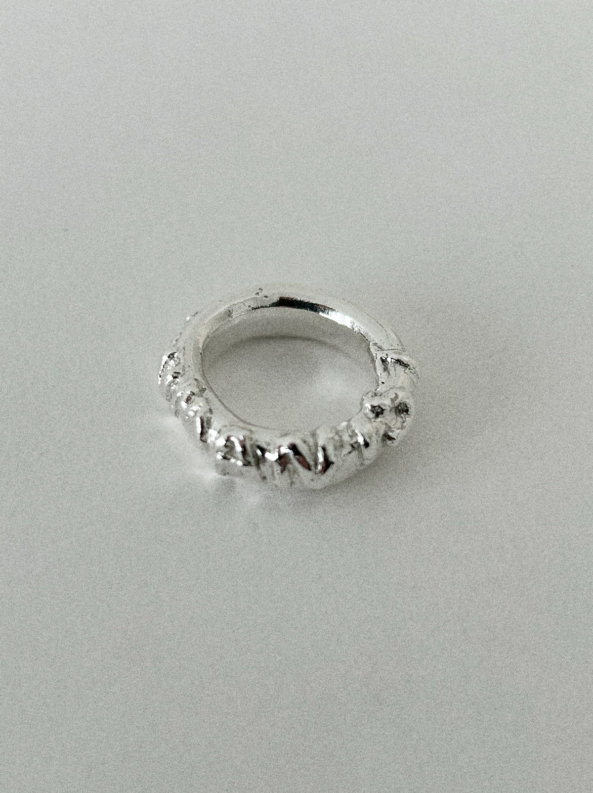 'HUMANIST' ORGANIC RING (MOLTEN)