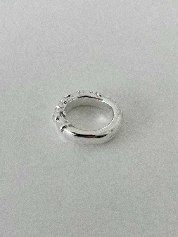 'HUMANIST' ORGANIC RING (MOLTEN)