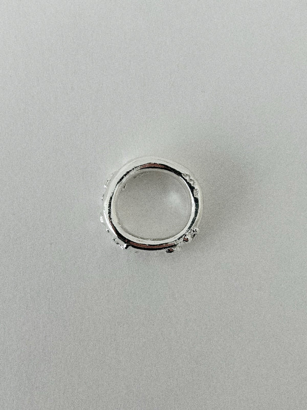 'HUMANIST' ORGANIC RING (MOLTEN)