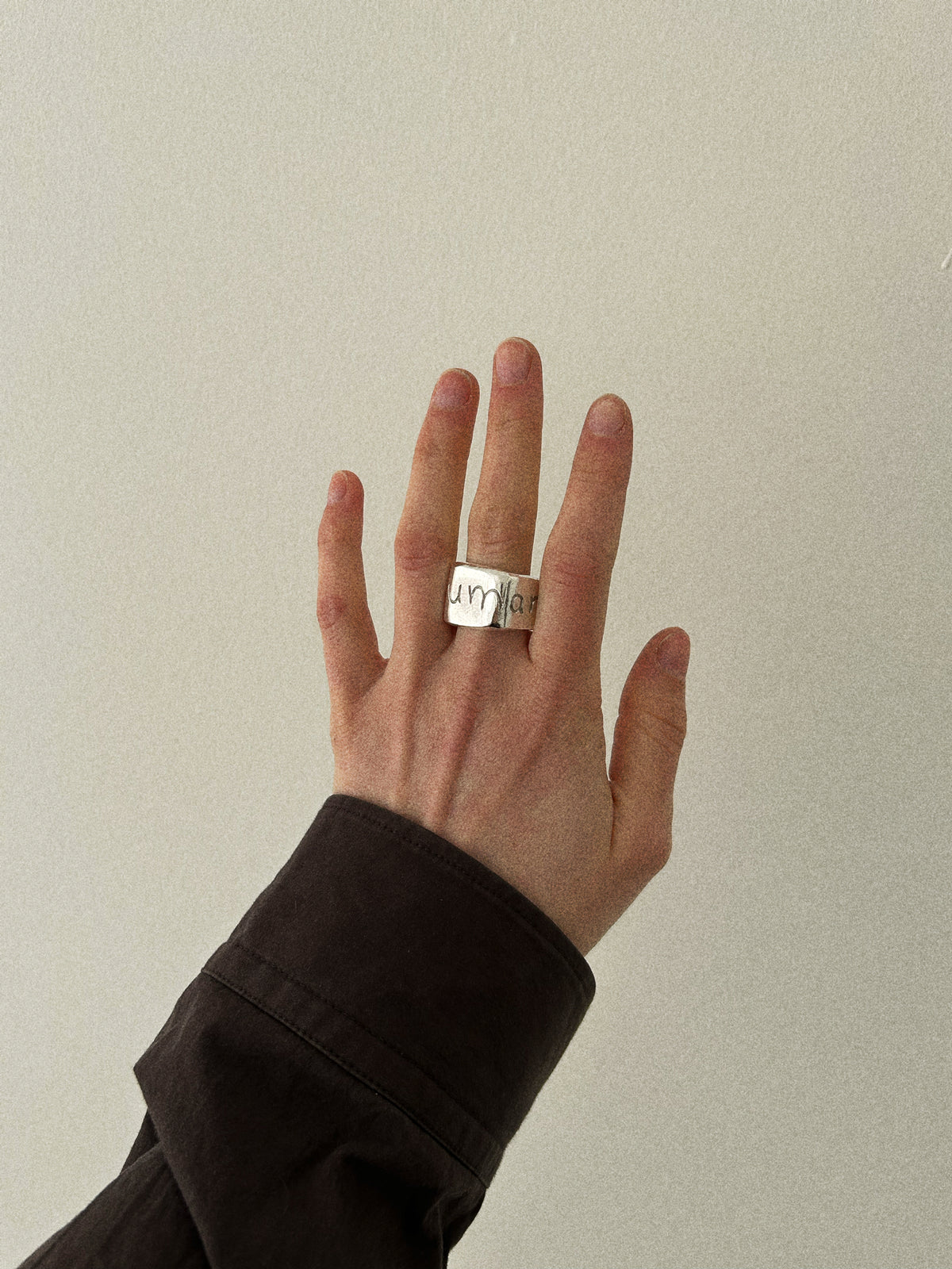 'HUMANIST' BOLD RING (WRITTEN)