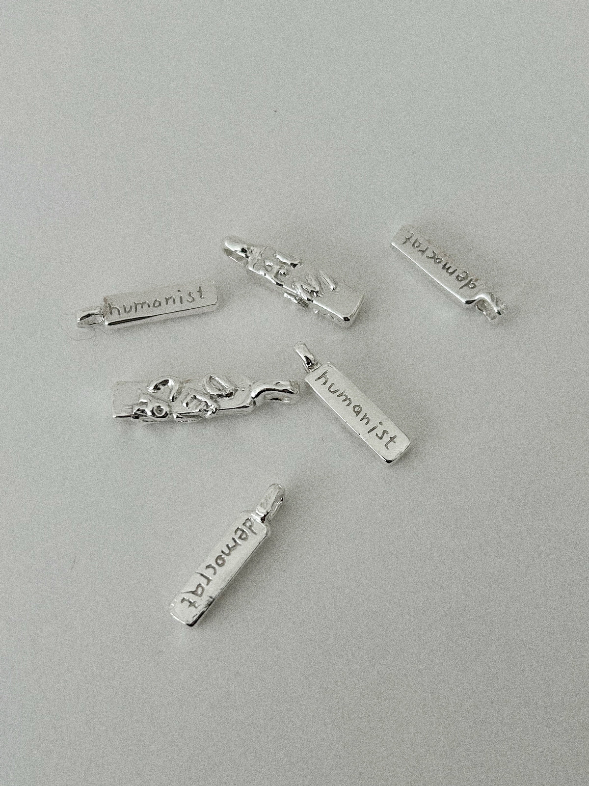 'HUMANIST'  PENDANT (MOLTEN)