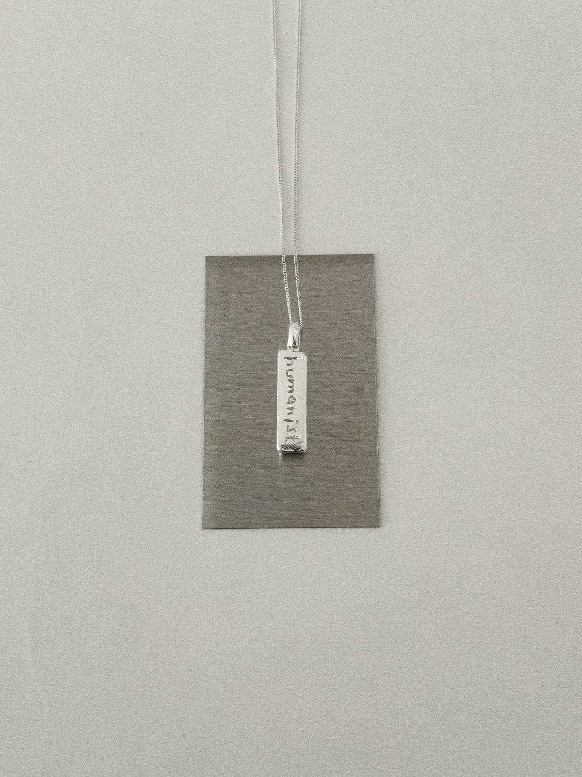 'HUMANIST' PENDANT I (WRITTEN)
