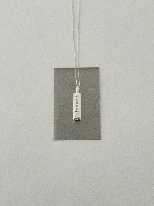 'HUMANIST' PENDANT I (WRITTEN)