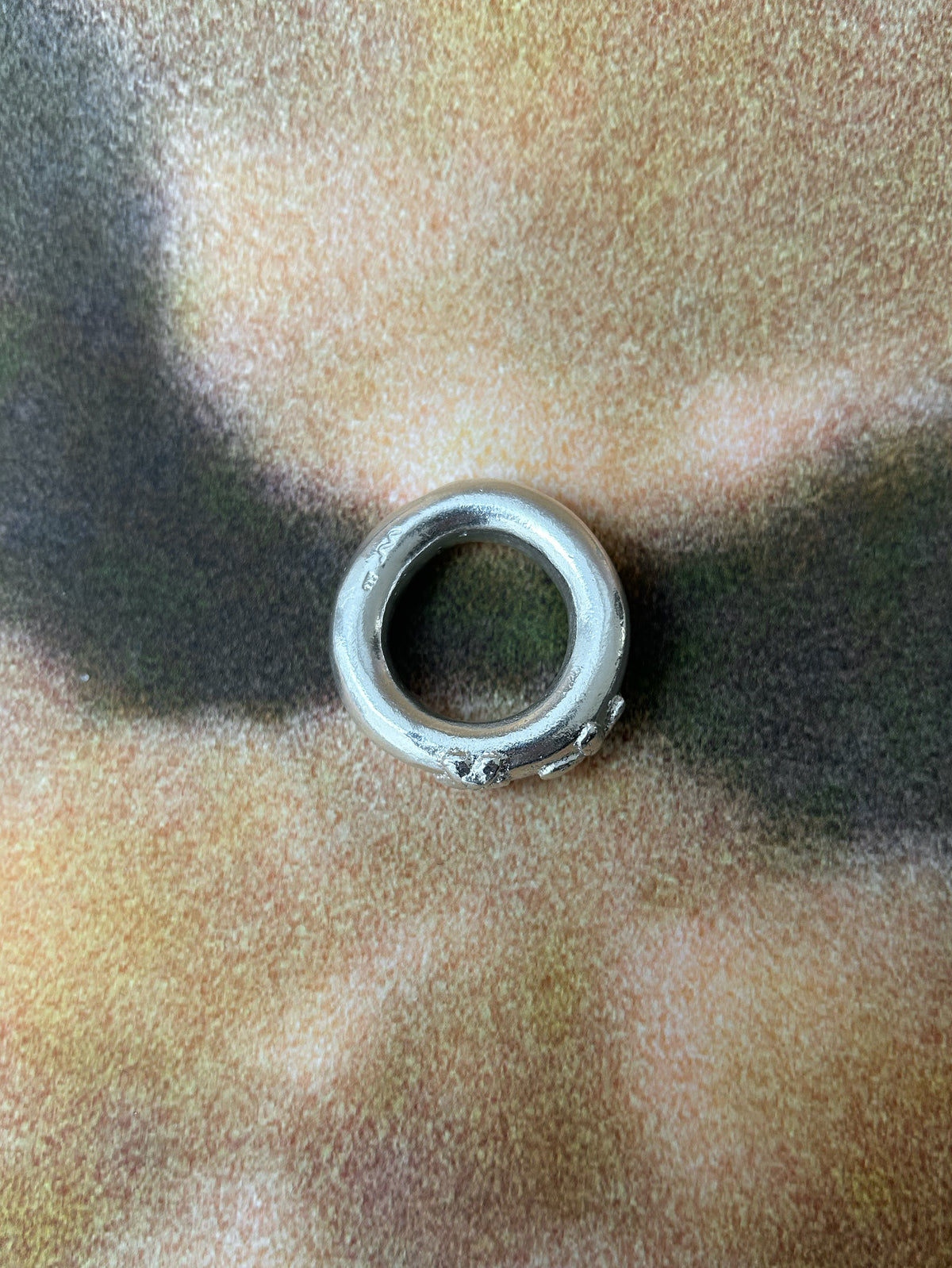 TWO FLOWERS – organic round ring
