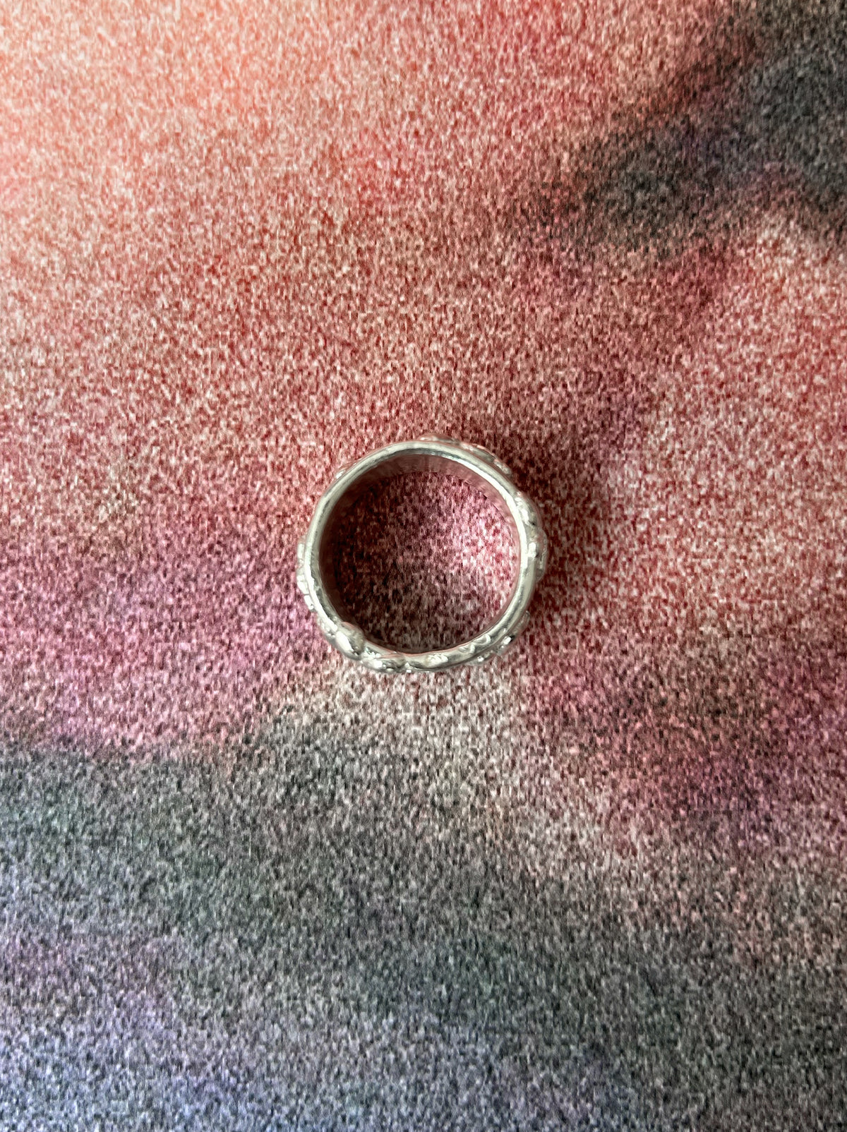 A LOT OF FLOWERS – wide band ring