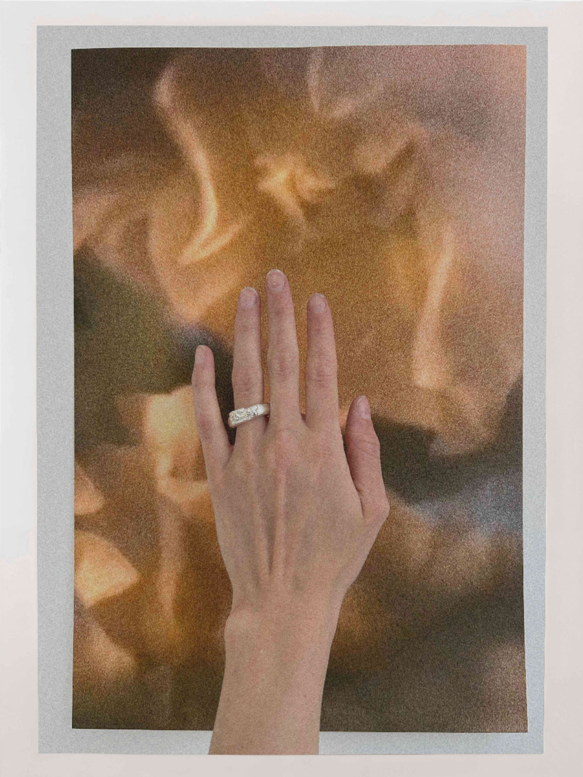 TWO FLOWERS – organic round ring