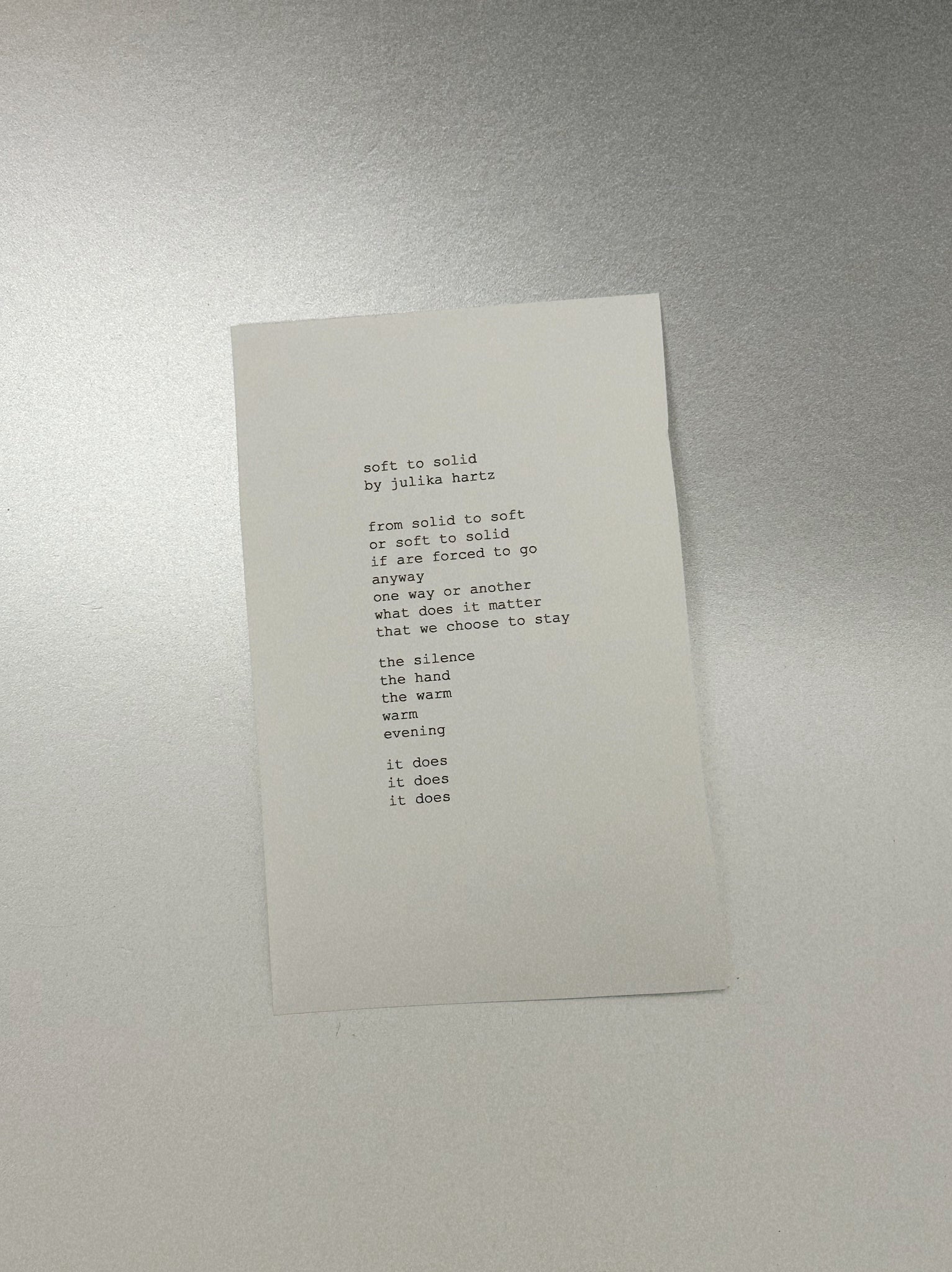 THE SILENCE – LIGHTER CASE